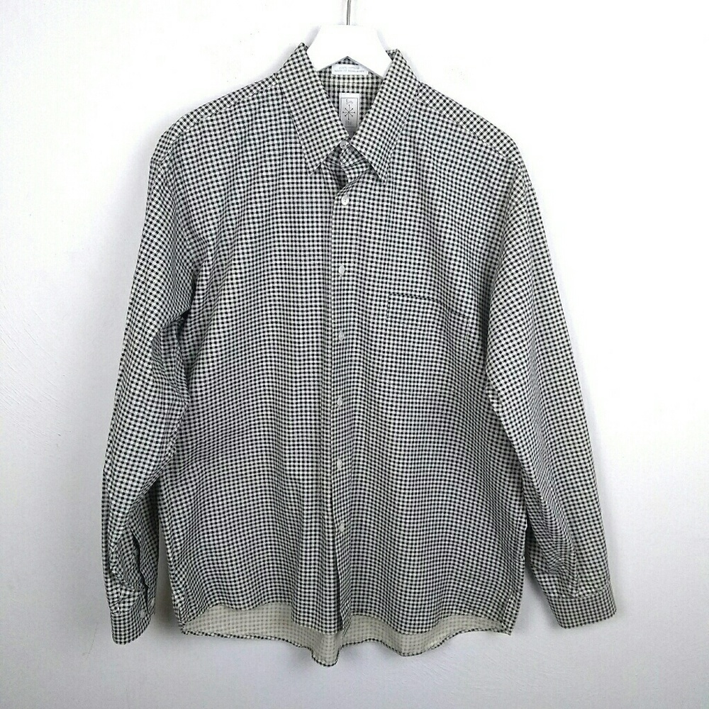 Burma Bias button down shirt, sz L